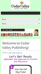 Mobile Screenshot of cedarvalleypublishing.com